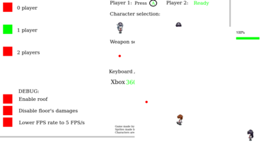 2D fighting game where you import your marks and fight against them
