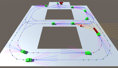 Simulation of car traffic