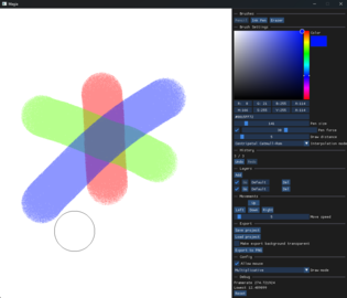 Example of color blending